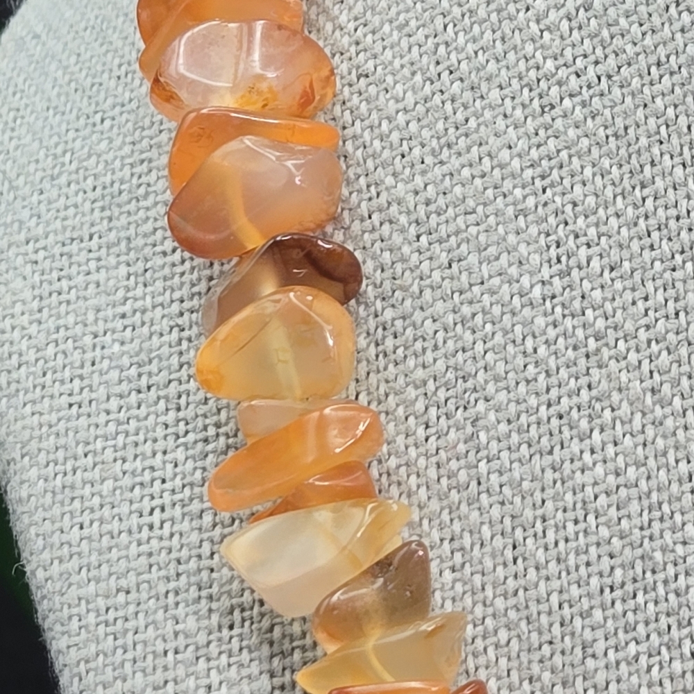 Carnelian Chip Necklace - Picture 4 of 4